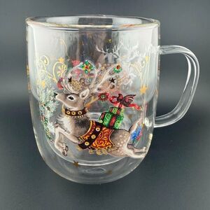 Williams-Sonoma 'Twas the Night Before Christmas Double-Walled Glass Mug